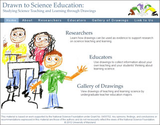 Website for DrawnToScience.org